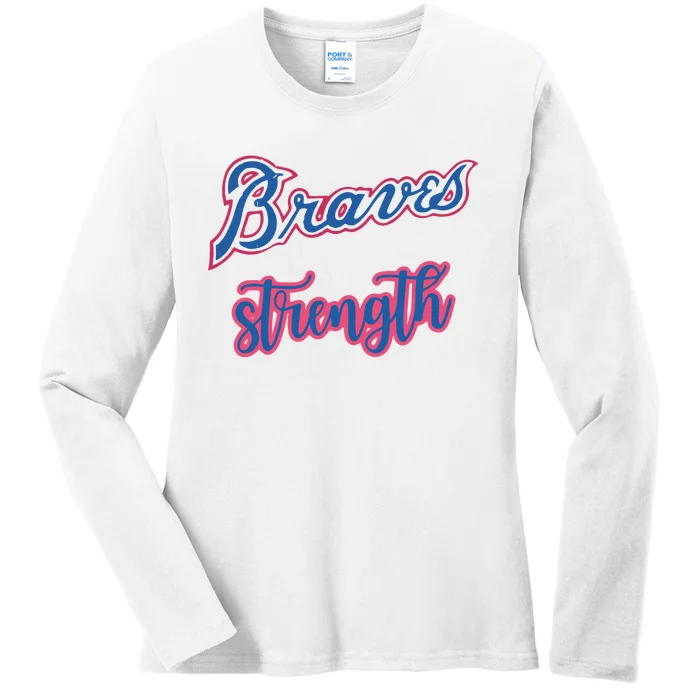 Chris Sale Brave Strength Ladies Long Sleeve Shirt