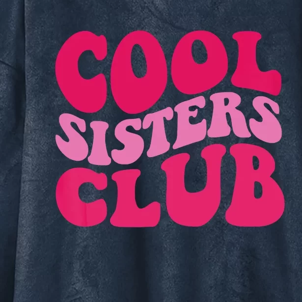 Cool Sisters Club Zip Hoodie Hooded Wearable Blanket