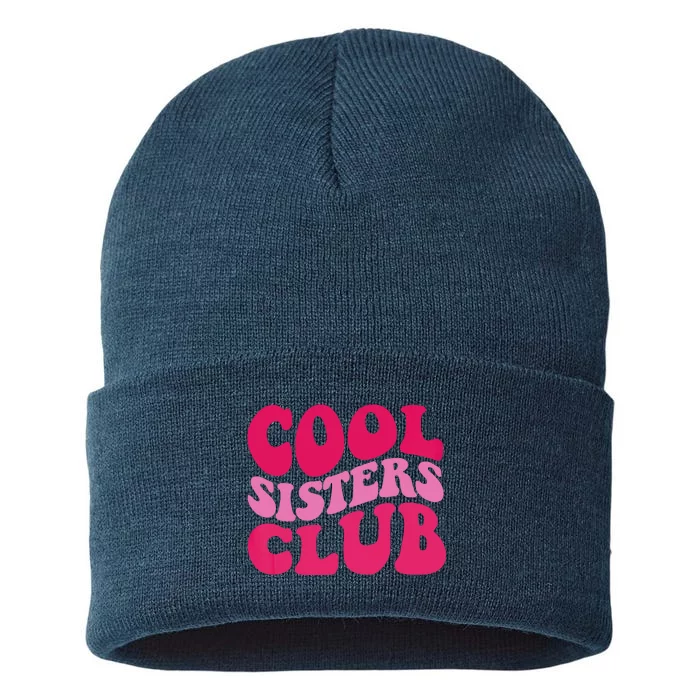 Cool Sisters Club Zip Hoodie Sustainable Knit Beanie