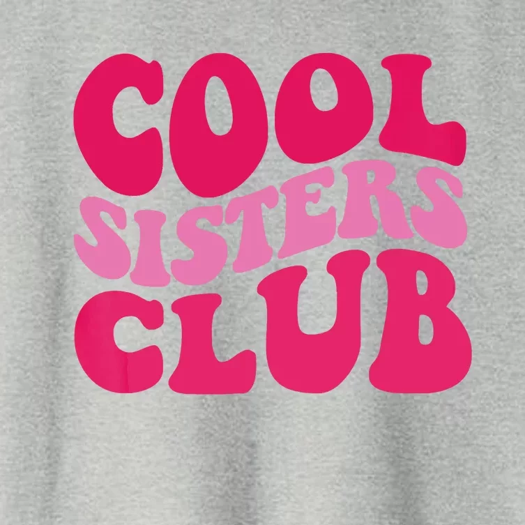 Cool Sisters Club Zip Hoodie Women's Crop Top Tee