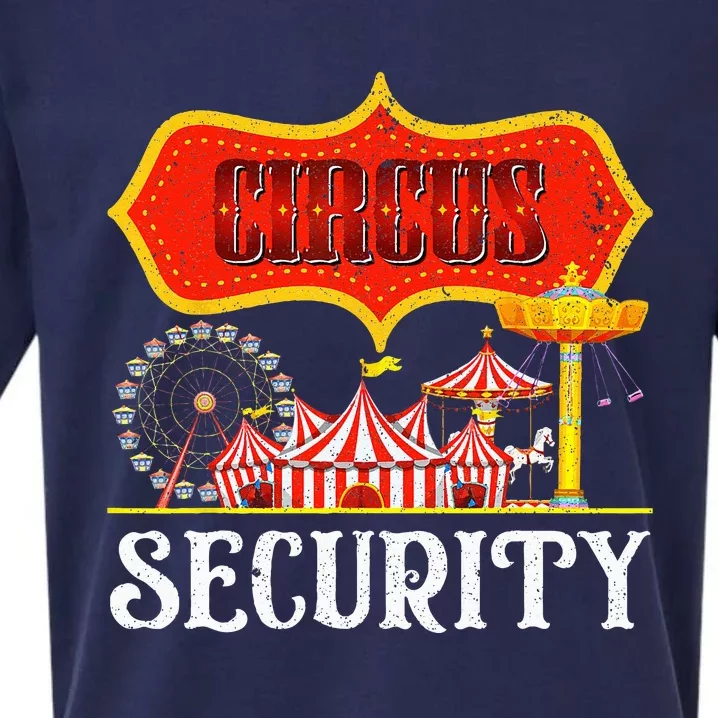 Circus Security Carnival Costume Carny Event Staff Circus Sueded Cloud Jersey T-Shirt