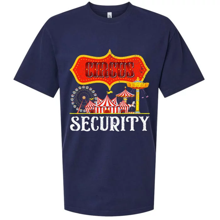 Circus Security Carnival Costume Carny Event Staff Circus Sueded Cloud Jersey T-Shirt