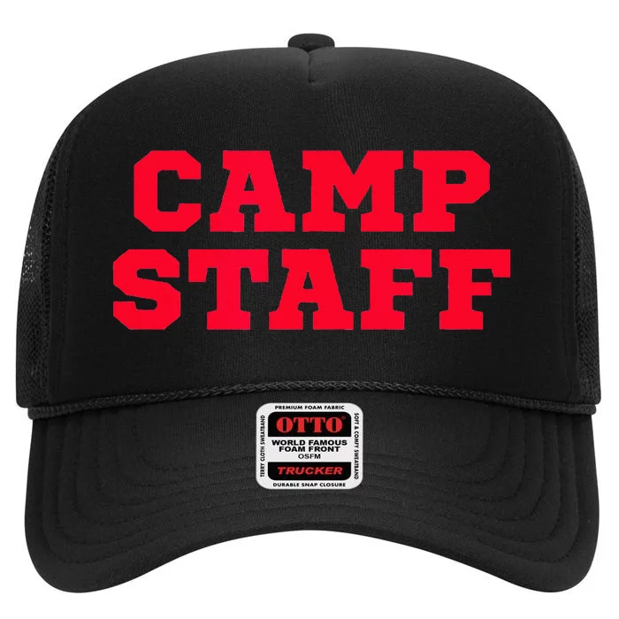 Camp Staff High Crown Mesh Trucker Hat