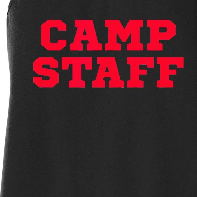 Camp Staff Women's Racerback Tank