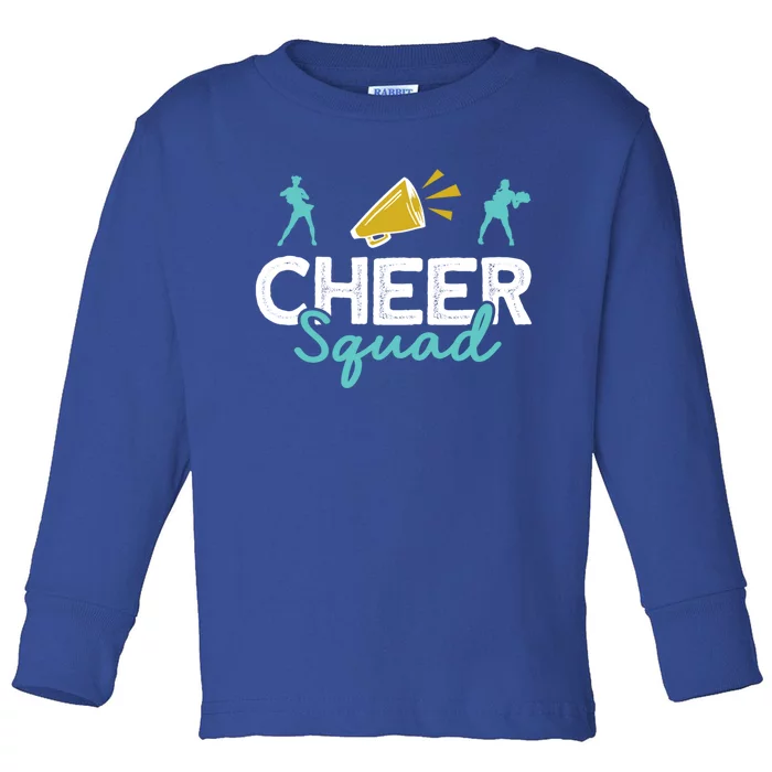 Cheer Squad Cheerleading Cheerleader Cute Gift Toddler Long Sleeve Shirt