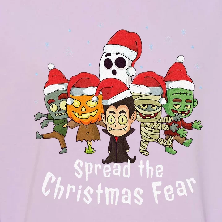 Cute Spooky Christmas Halloween Costume Garment-Dyed Sweatshirt