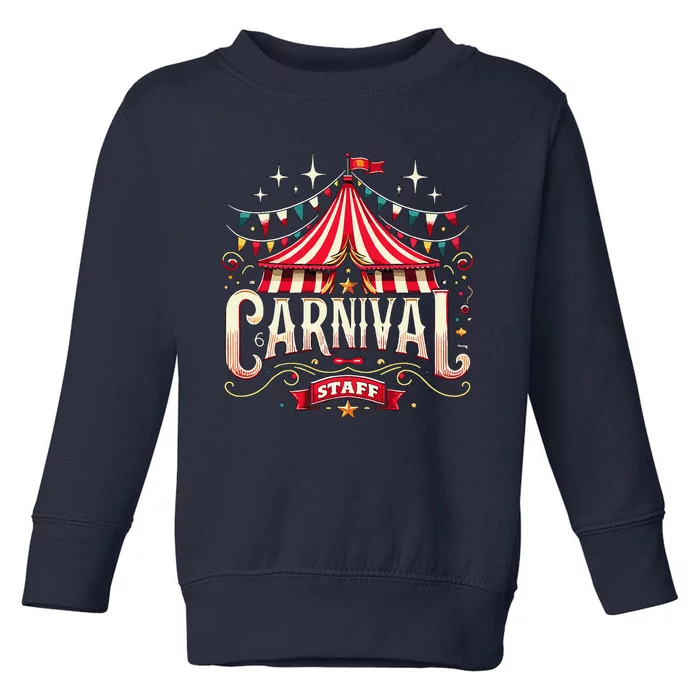 Carnival Staff Circus Matching Toddler Sweatshirt