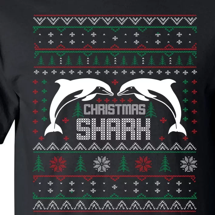 Christmas Shark Tall T-Shirt