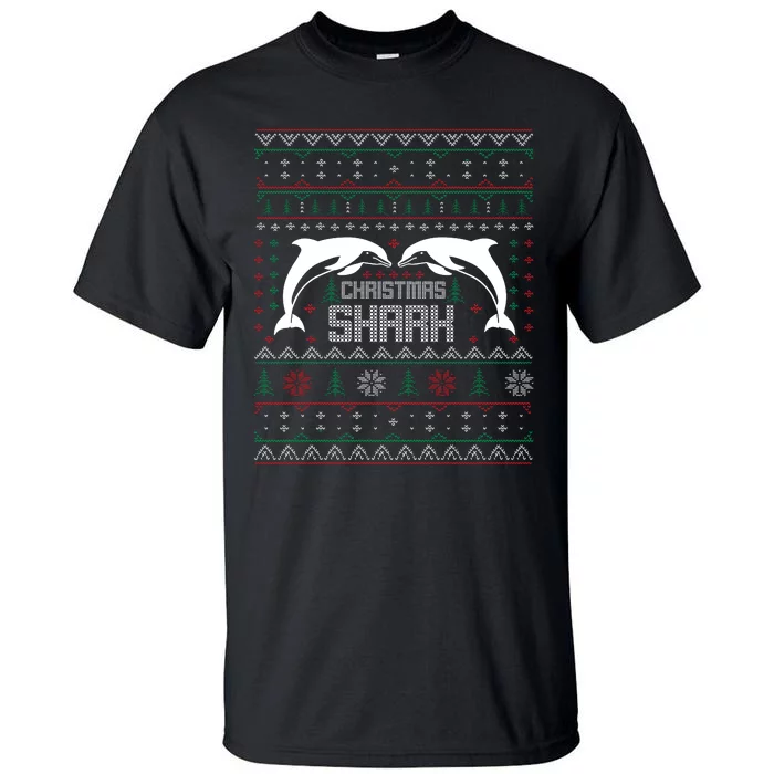 Christmas Shark Tall T-Shirt