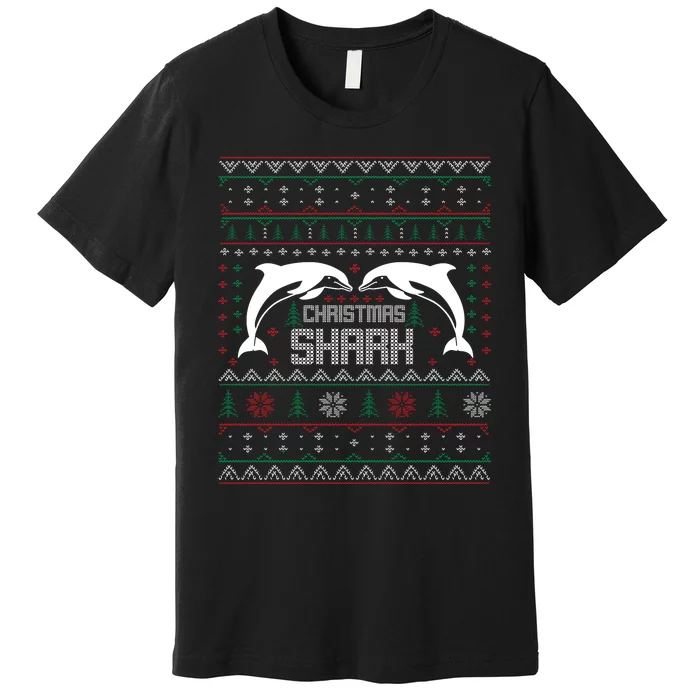 Christmas Shark Premium T-Shirt