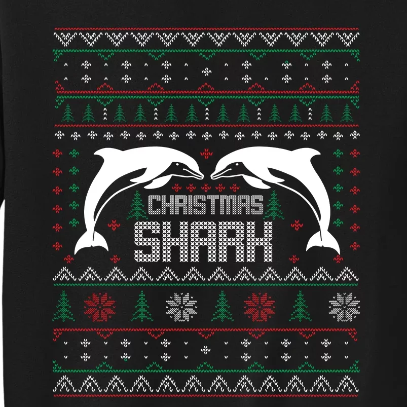 Christmas Shark Tall Sweatshirt