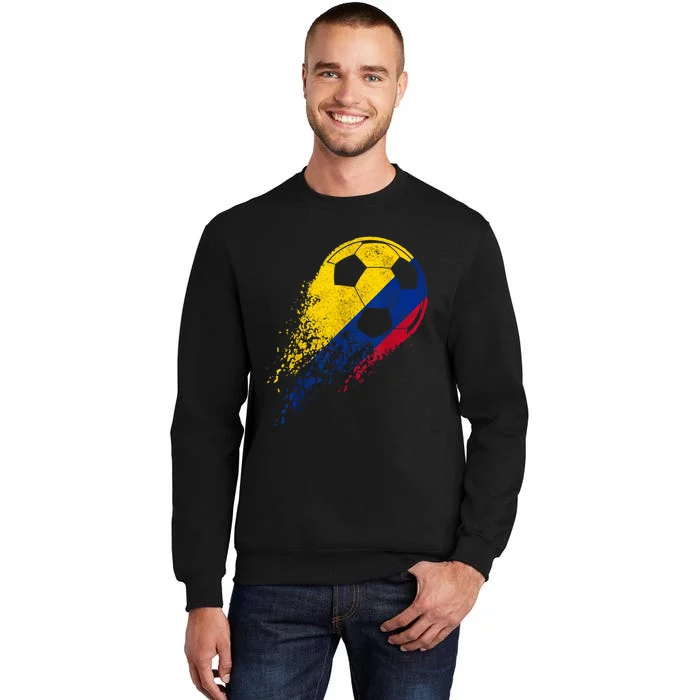 Colombia Soccer Colombian Flag Pride Soccer Player Sweatshirt