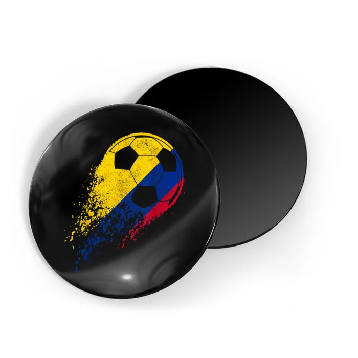 Colombia Soccer Colombian Flag Pride Soccer Player Magnet