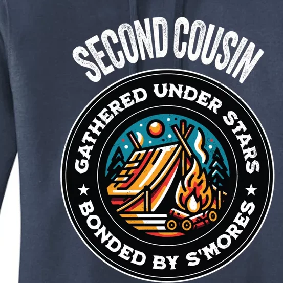 Cute Second Cousin Family Matching Camping Gift Women's Pullover Hoodie