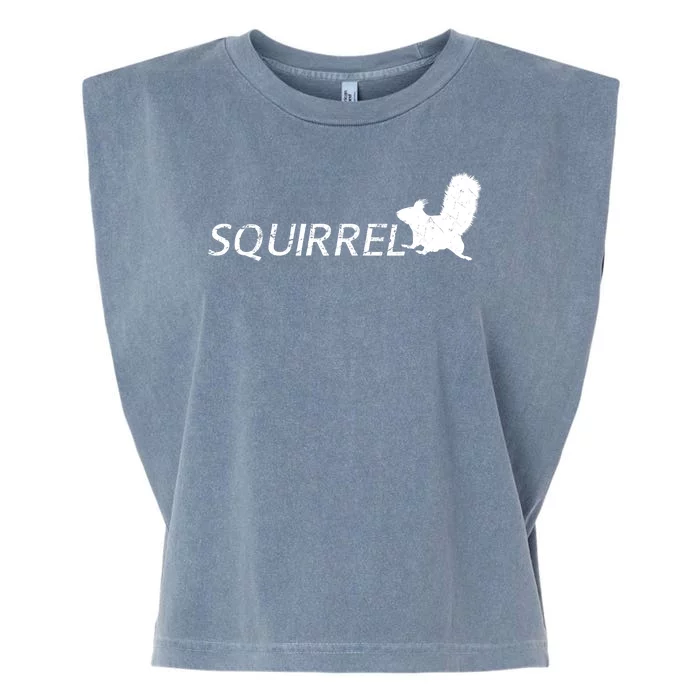 Cute Squirrel Garment-Dyed Women's Muscle Tee