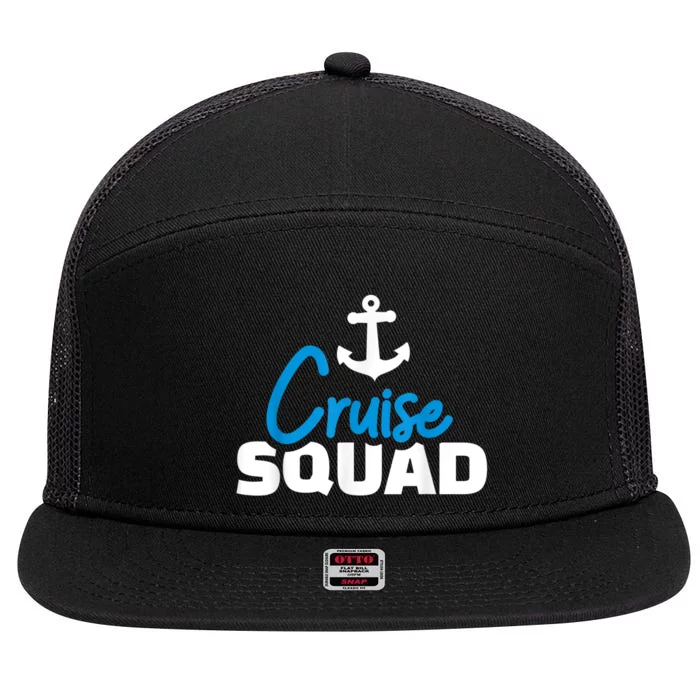 Cruise Squad 7 Panel Mesh Trucker Snapback Hat