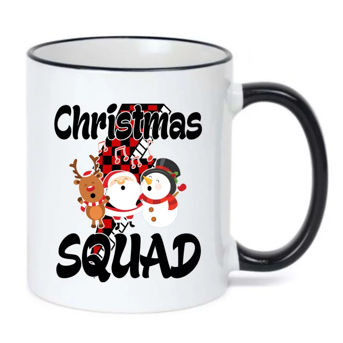 Christmas Squad Cute Holiday Musical Black Color Changing Mug