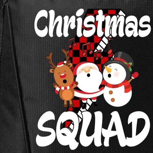 Christmas Squad Cute Holiday Musical City Backpack