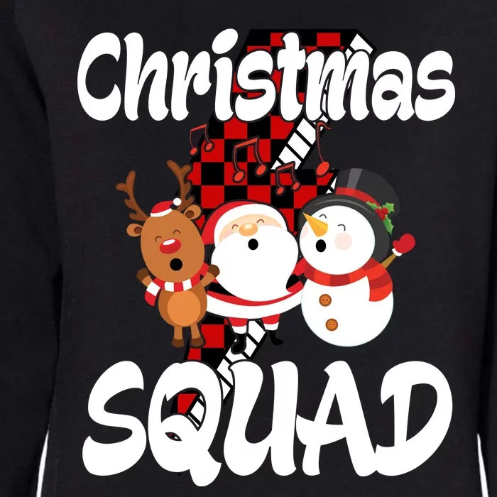 Christmas Squad Cute Holiday Musical Womens California Wash Sweatshirt