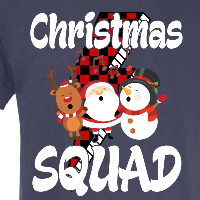 Christmas Squad Cute Holiday Musical Garment-Dyed Heavyweight T-Shirt