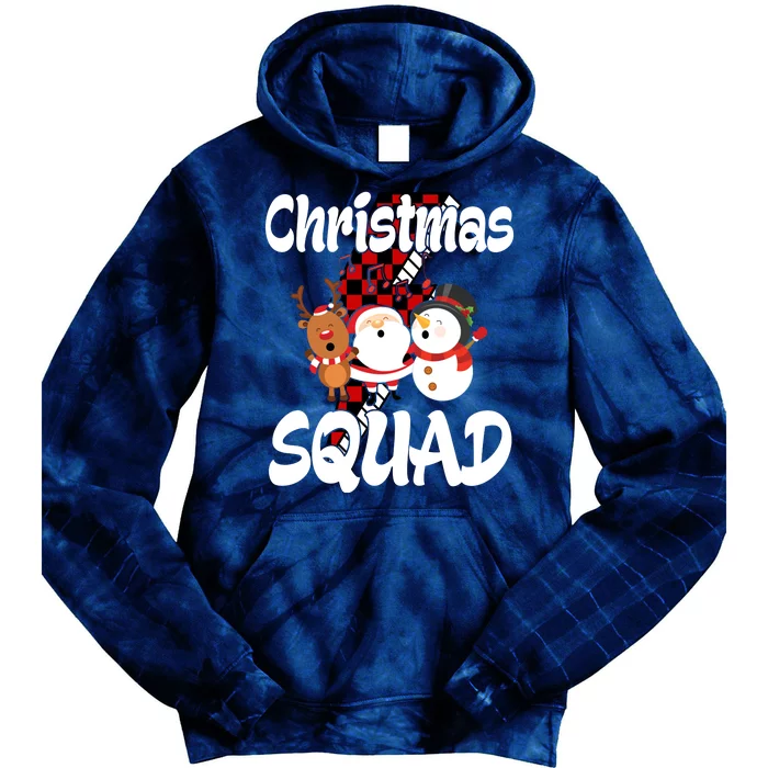 Christmas Squad Cute Holiday Musical Tie Dye Hoodie