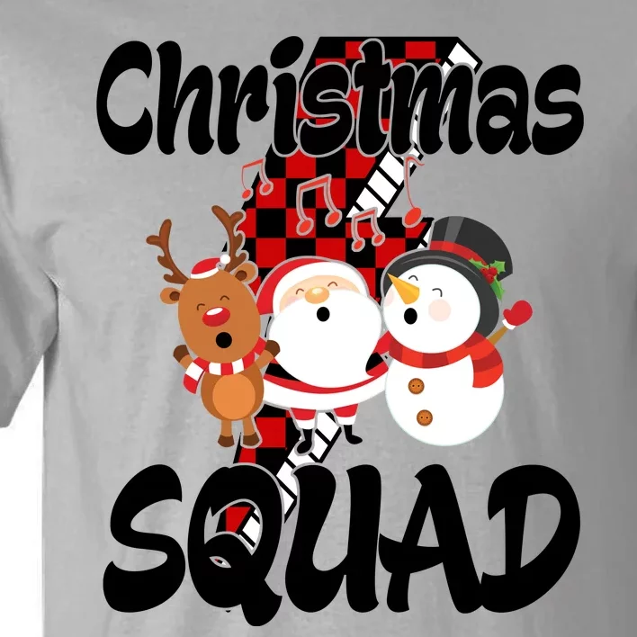 Christmas Squad Cute Holiday Musical Tall T-Shirt