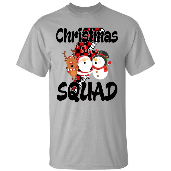 Christmas Squad Cute Holiday Musical Tall T-Shirt