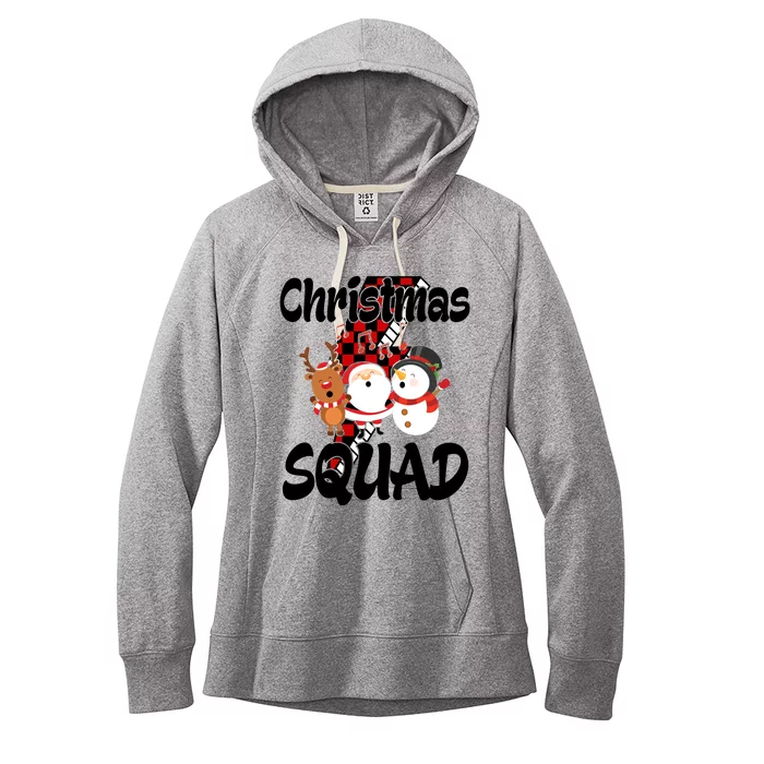 Christmas Squad Cute Holiday Musical Women's Fleece Hoodie