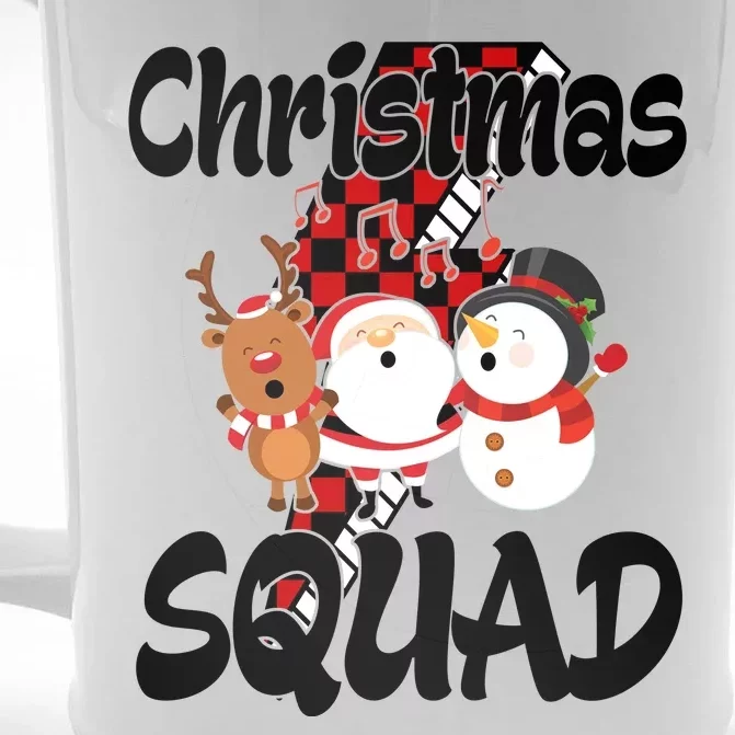 Christmas Squad Cute Holiday Musical Front & Back Beer Stein