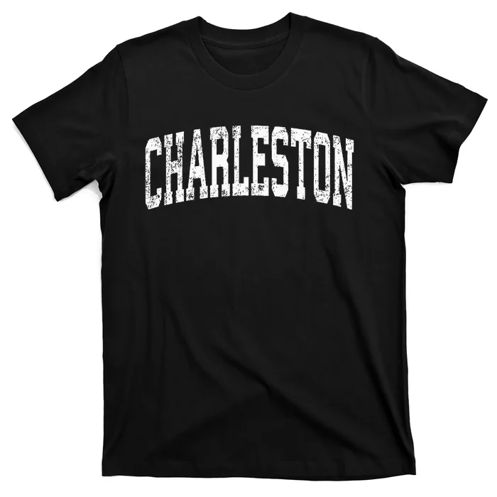 Charleston South Carolina Sc Vintage Athletic Sports Design T-Shirt