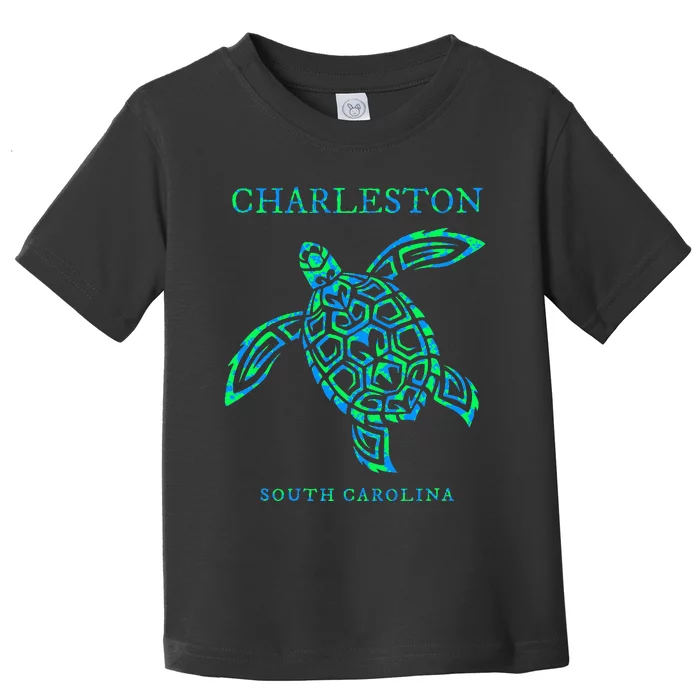 Charleston South Carolina Sea Turtle Souvenir Toddler T-Shirt