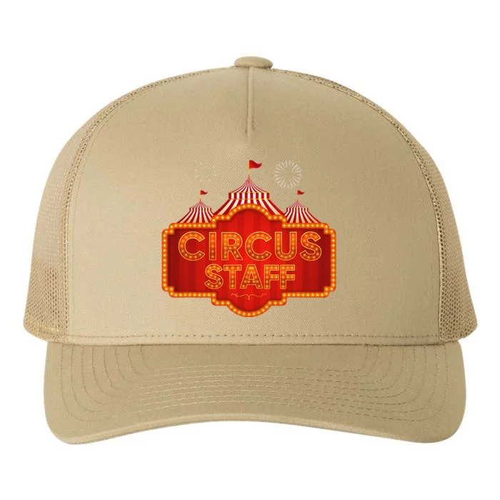 Circus Staff Clown Funny Halloween Costume Women Yupoong Adult 5-Panel Trucker Hat