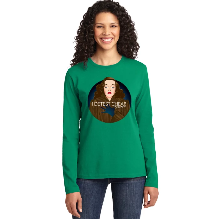 Cheap Sentiment Ladies Long Sleeve Shirt