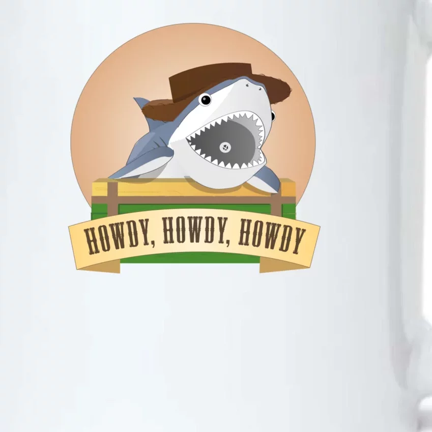 Cowboy Shark Black Color Changing Mug