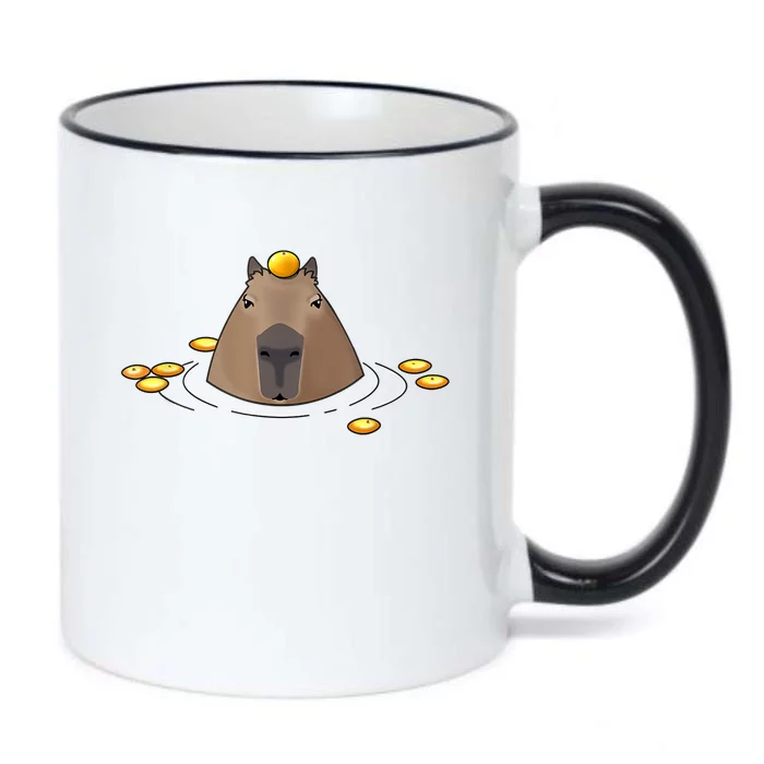 Capybaras Shirt Cute Capybara Black Color Changing Mug