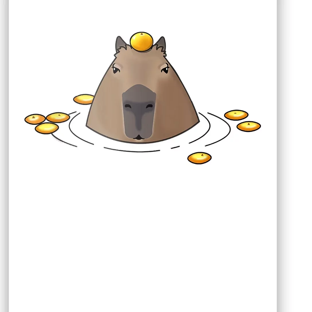 Capybaras Shirt Cute Capybara Poster