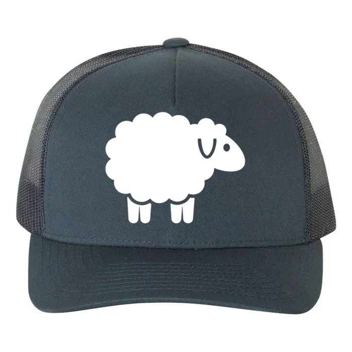 Cute Sheep Yupoong Adult 5-Panel Trucker Hat