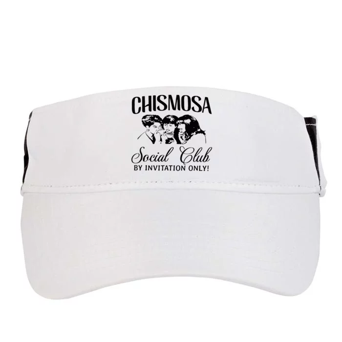 Chismosa Social Club By Invitation Only Adult Drive Performance Visor