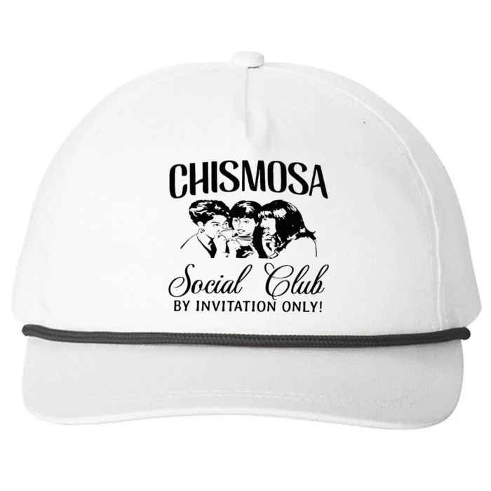 Chismosa Social Club By Invitation Only Snapback Five-Panel Rope Hat