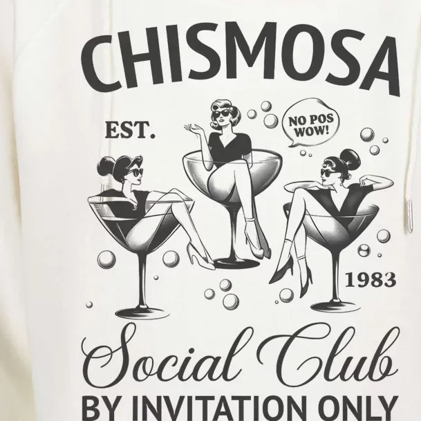 Chismosa Social Club Latina Mexicana Funny Hispanic Women Womens Funnel Neck Pullover Hood