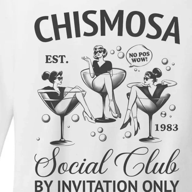 Chismosa Social Club Latina Mexicana Funny Hispanic Women Womens CVC Long Sleeve Shirt