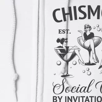 Chismosa Social Club Latina Mexicana Funny Hispanic Women Full Zip Hoodie