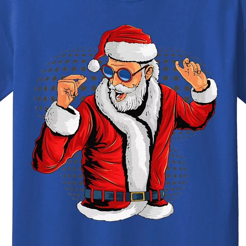 Cool Santa Claus Christmas Party Outfit Funny And Funny Kids T-Shirt