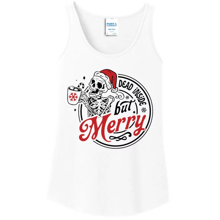 Christmas Skeleton Ladies Essential Tank