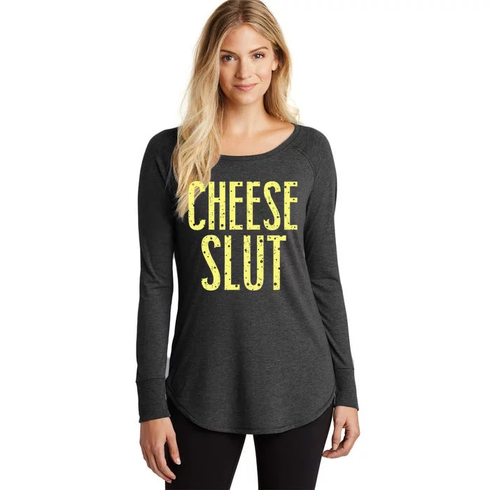 Cheese Slut Women's Perfect Tri Tunic Long Sleeve Shirt