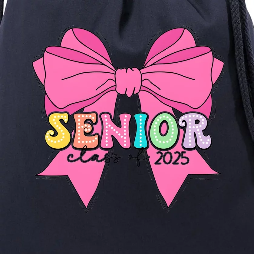 Coquette Senior Class Of 2025 Drawstring Bag