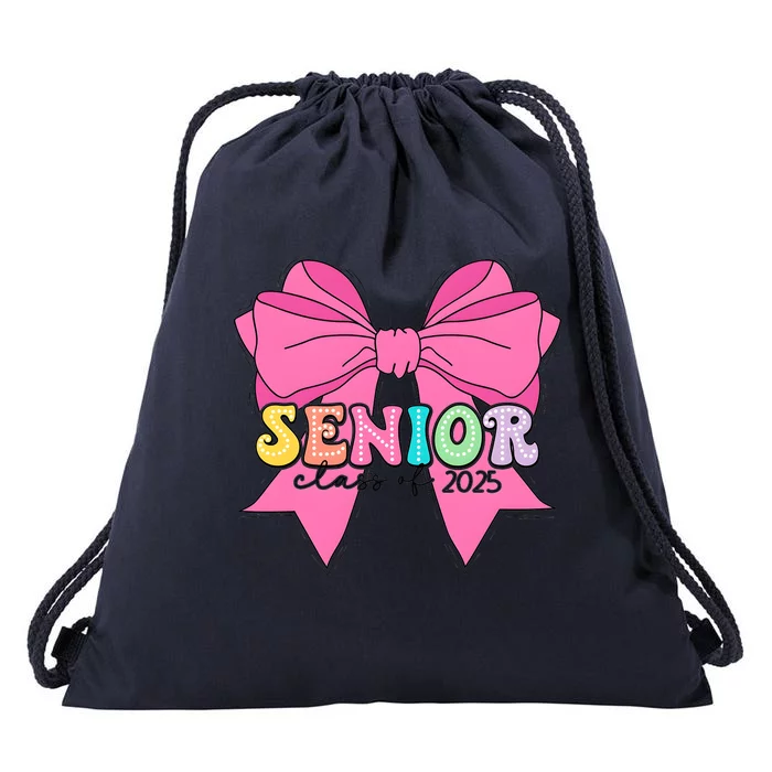 Coquette Senior Class Of 2025 Drawstring Bag