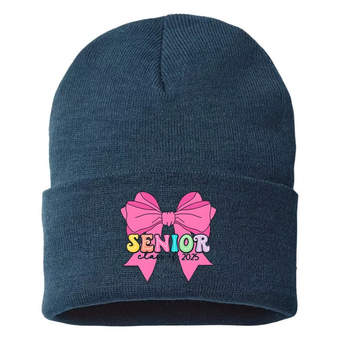 Coquette Senior Class Of 2025 Sustainable Knit Beanie