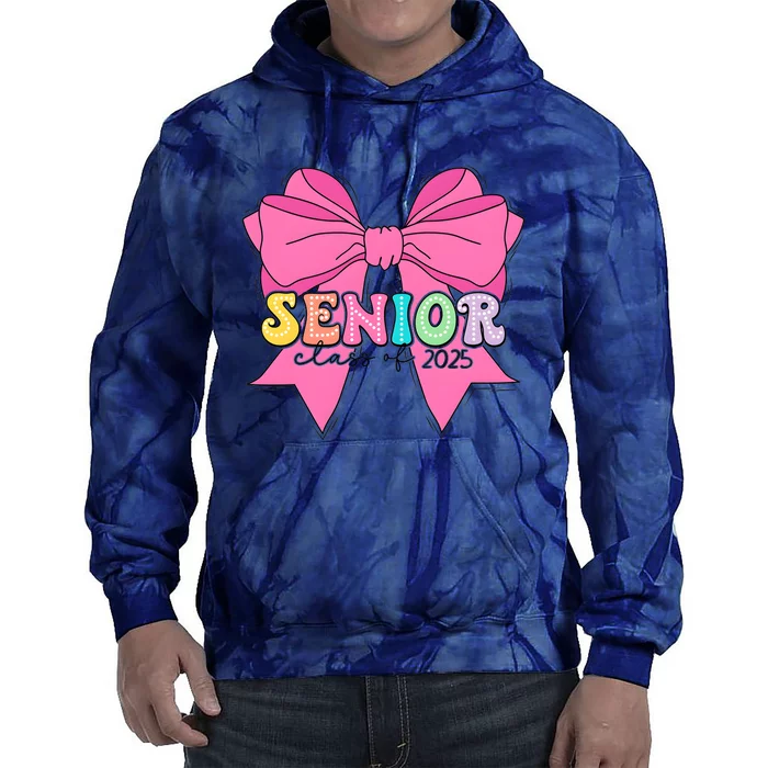 Coquette Senior Class Of 2025 Tie Dye Hoodie