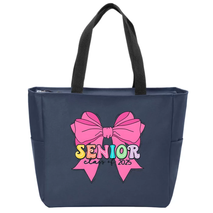 Coquette Senior Class Of 2025 Zip Tote Bag